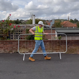 Crowd Control Barrier with Fixed Legs