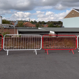 Crowd Control Barrier with Fixed Legs - Red