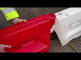 1m Water Filled Traffic Separator - Pair