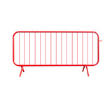 Crowd Control Barrier with Fixed Legs - Red